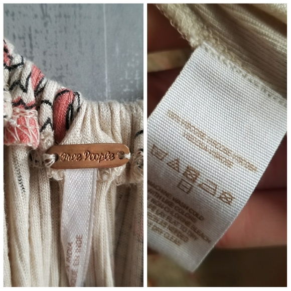 new Free People Drifter Tank Dress Tunic Boho - Picture 8 of 8